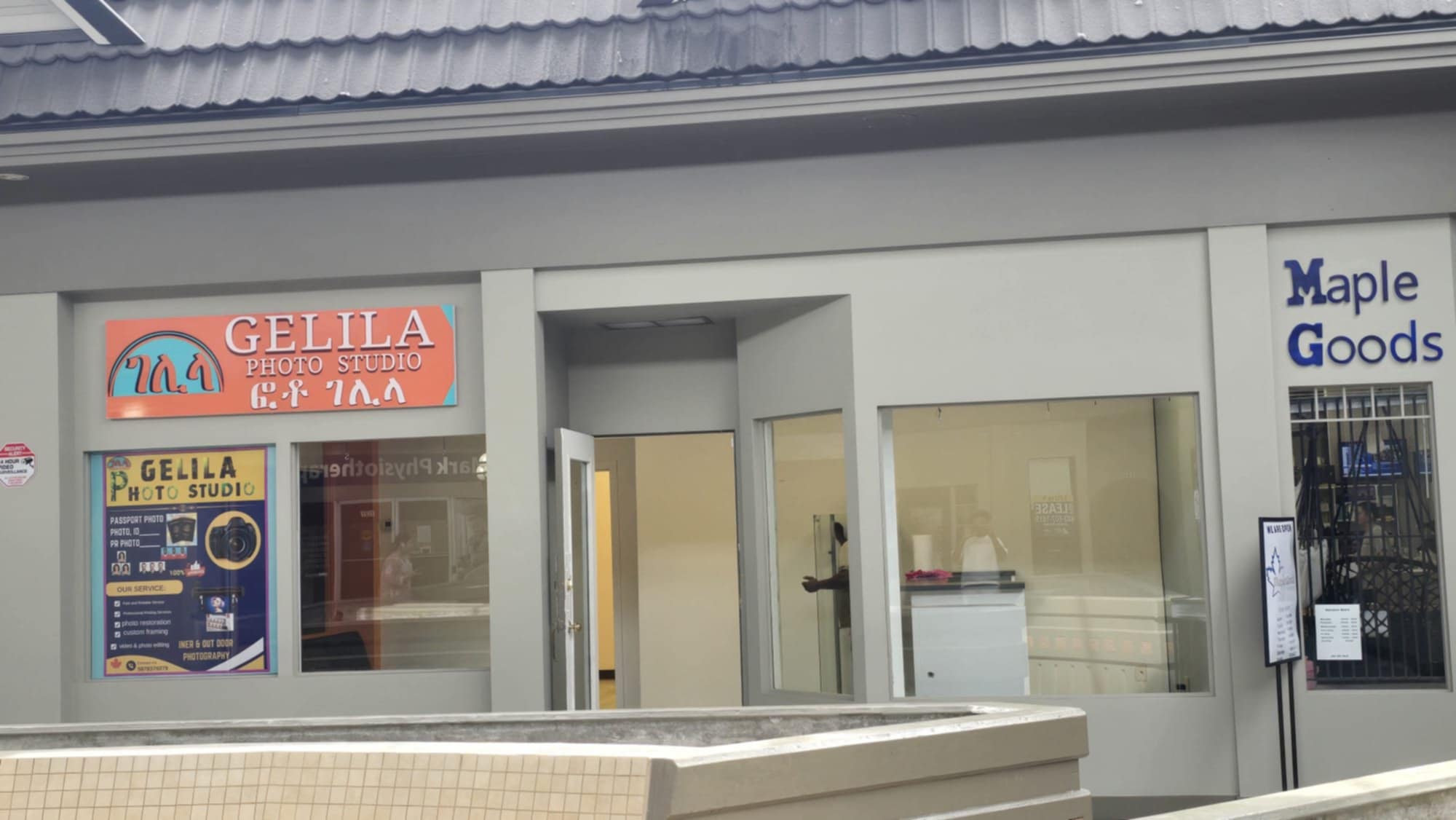 Inside Gelila Photo Studio